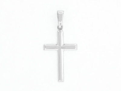 White gold cross